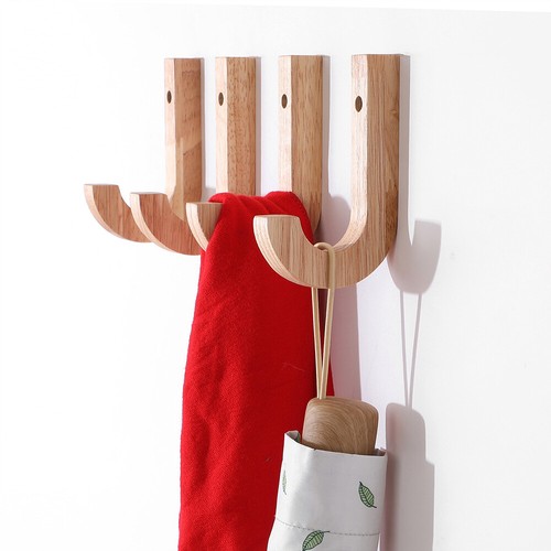 Oak wood hook wall mounted - wood,