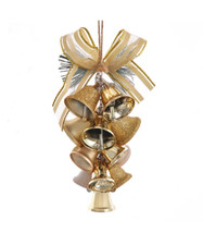 KURT ADLER 5.5" IVORY & GOLD
