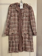 Zara Bnwt Pink Boucle Lurex