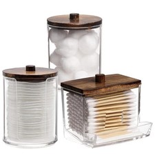 Clear Acrylic Q Tip Cotton