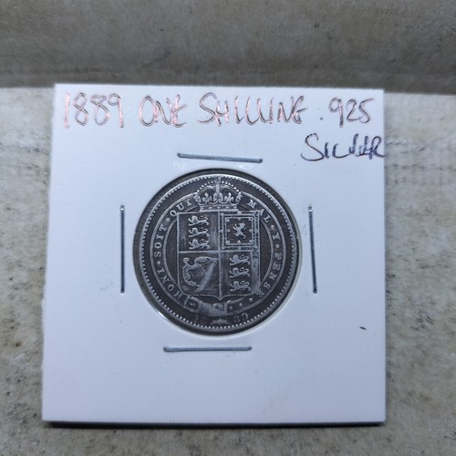 1889 one shilling queen - -,