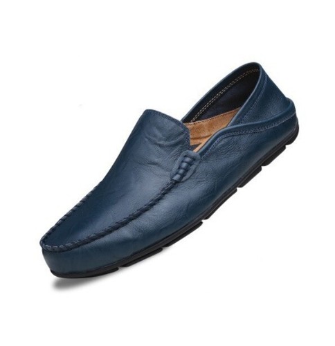 Mens leather slip loafers - mens,