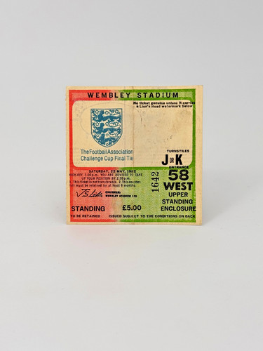 Ticket cup final 1982 - ticket,