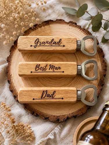 Personalised wooden bottle - wooden,