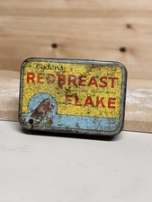 Tobacco tin vintage red breast