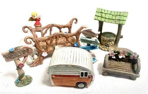 Fairy garden miniatures lot