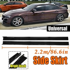 86.6'' Gloss Black Side Skirts