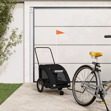WALPLUS Pet Bike Trailer Black