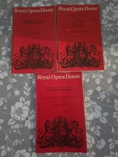 Royal Opera House  Programmes  1984 1985 And 1986