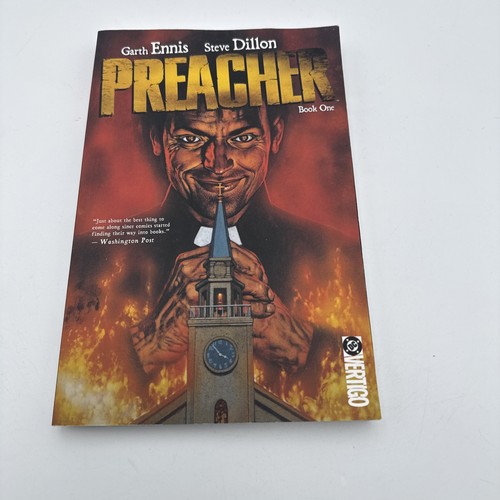 Preacher graphic novel book - preacher,