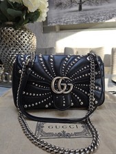 Gucci GG Marmont Small Shoulder Bag, Silver Hardware, Limited Edition RRP £2290