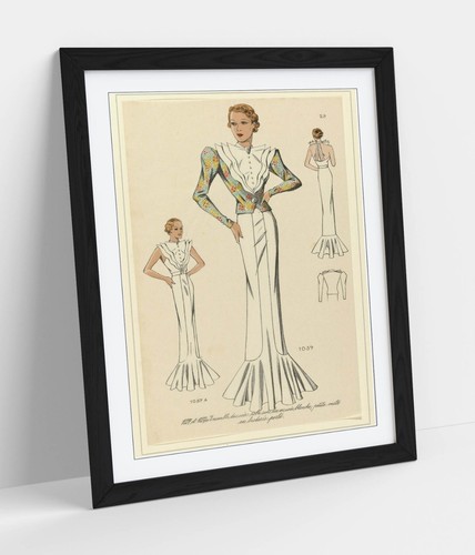 Vintage 1930s fashion - vintage,