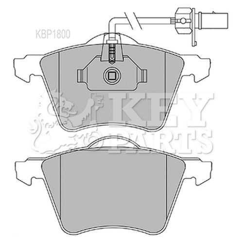 Brake pads set for - set, sharan