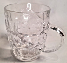 British Pub Pint Beer Mug Tankard Utopia Glass Beer 1pt to Brim Dimple Mug cup