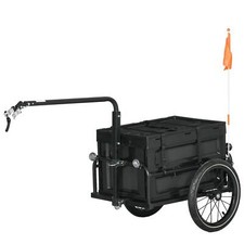 Homcom bicycle trailer with - homcom,