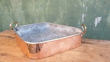 Antique Copper Turbot Pan Fish