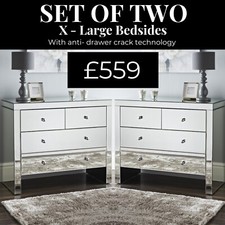 SET : 2 x 90cm XL Chest of