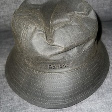 Barbour Wax Bucket Hat Olive -