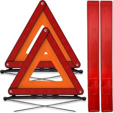 Large warning car triangle - 2x,