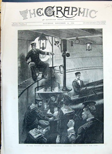 Old 1890 turret ship s - 1890,