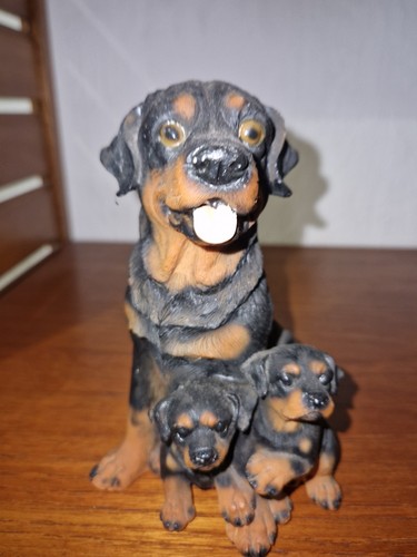 Rottweiler figurine with - rottweiler,