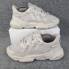 Adidas Mens Trainers UK 6 Beige Ozweego Gym Training Running Sports Adult Shoes