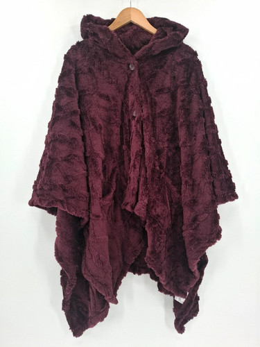 Cozee home burgundy hooded - home,