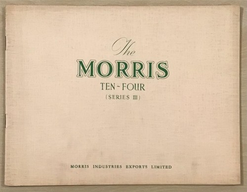 Morris ten four series - series, iii