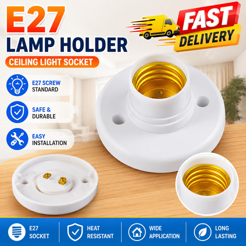 E27 lamp holder screw - e27,