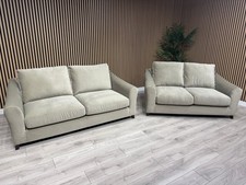 Laura Ashley BASLOW Style Fabric 3 Seater + 2 Seater Sofa Set - RRP £2,800