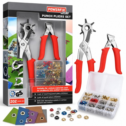 Powerfix punch pliers set - pliers,