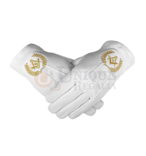Masonic regalia cotton gloves - regalia,