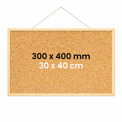 Natural cork pin - pin, notice
