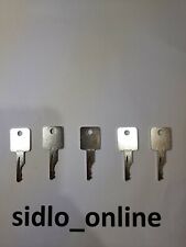 5 X KEYS BOBCAT E10 E17 E19 E20 D250 CASE SKID STEER 751 753 763 SENT TRACKED 48