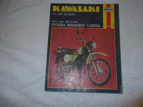 Kawasaki ar50 ar80 - kawasaki, manual