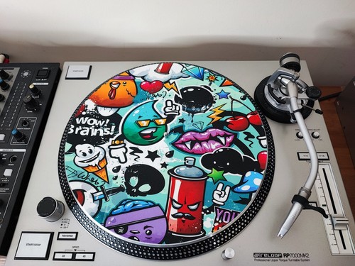 Graffiti slipmat for hi - slipmat,
