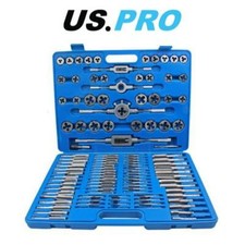 US PRO Tools 110 Piece AF & Metric Tap And Die Set 2654