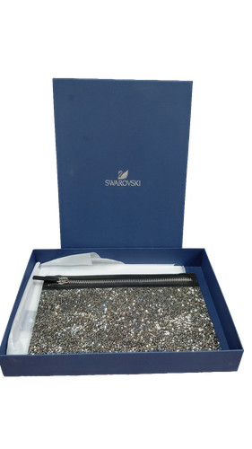 Swarovski crystal clutch bag - crystal,