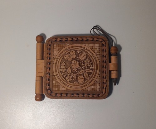 Handcrafted birch bark wood - birch,