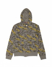 PEPE JEANS Mens By Andy Warhol Zip Hoodie Sweater Small Grey DY01