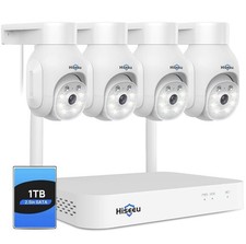 Hiseeu 3MP CCTV Security Camera System 10CH CCTV Camera System with 1TB HD