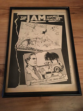 THE JAM-A BOMB IN WARDOUR STREET-1978 original A3 framed poster size advert