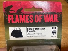 15mm Flames of War: German Panzergrenadiers (3 squads) white metal miniatures