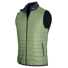J.Lindeberg Mens Martino Quilt Hybrid Stretch Golf Vest Gilet 47% OFF RRP