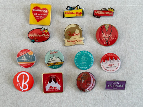 Butlins premier club badges - premier,