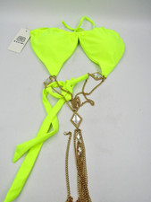 Bahimi LALA Triangle Bikini Top (only!) - LIGHTENING BOLT (M) - NWT ($66 Retail)
