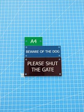 Traffolyte / Laminate Plaque Name Equipment Label (with laser marking included)