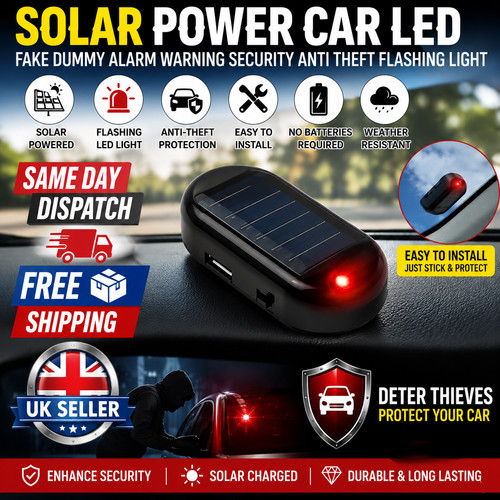 Solar power car - solar, led
