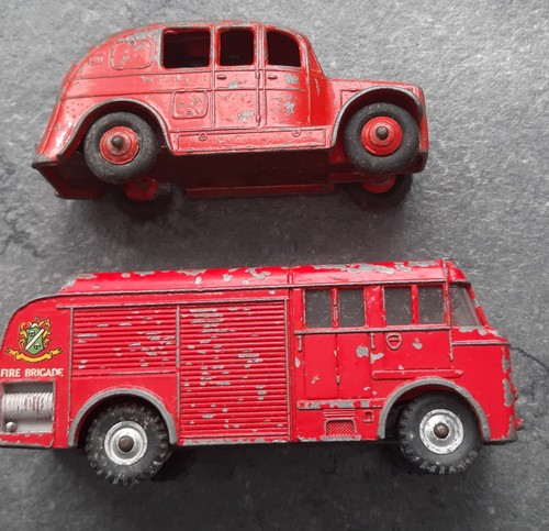 Vintage dinky fire vehicles - dinky,