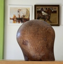 Antique wooden millinery hat - antique,